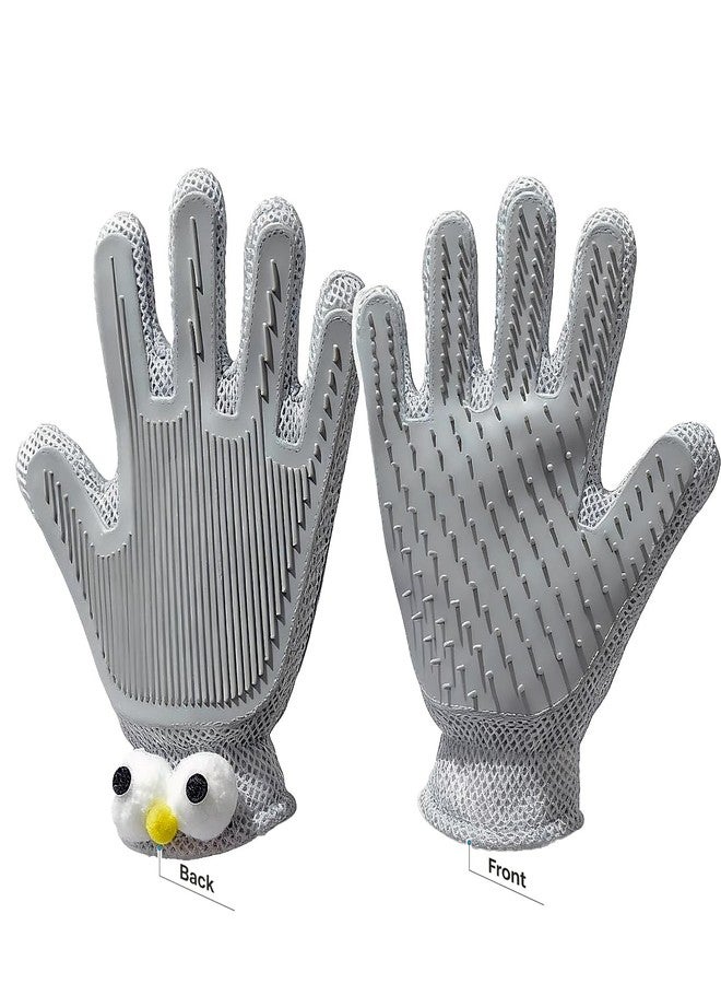 MEUOMIW - Pet Hair Remover Glove for Dogs & Cats - Deshedding Mitt & Grooming Brush - Gentle Massage Tool for Shedding Pets with Short or Long Fur - Bath Brush for Efficient Cleaning (one piece) - Image 1