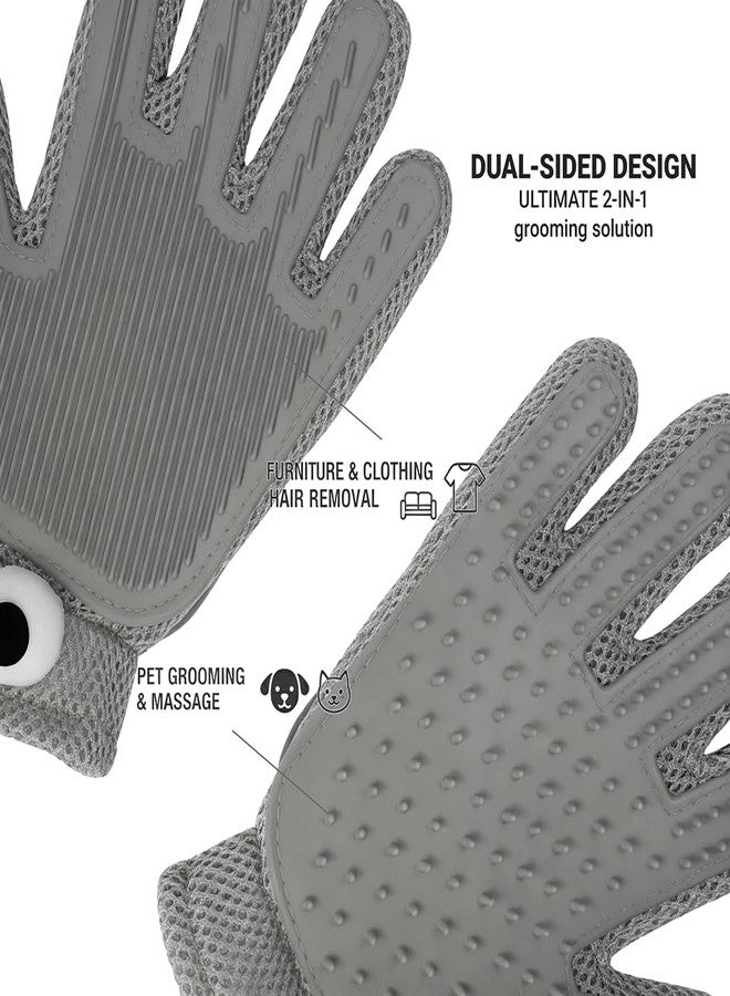 MEUOMIW - Pet Hair Remover Glove for Dogs & Cats - Deshedding Mitt & Grooming Brush - Gentle Massage Tool for Shedding Pets with Short or Long Fur - Bath Brush for Efficient Cleaning (one piece) - Image 5