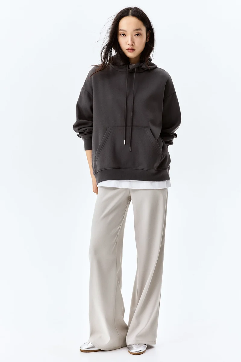 H&M Wide twill trousers