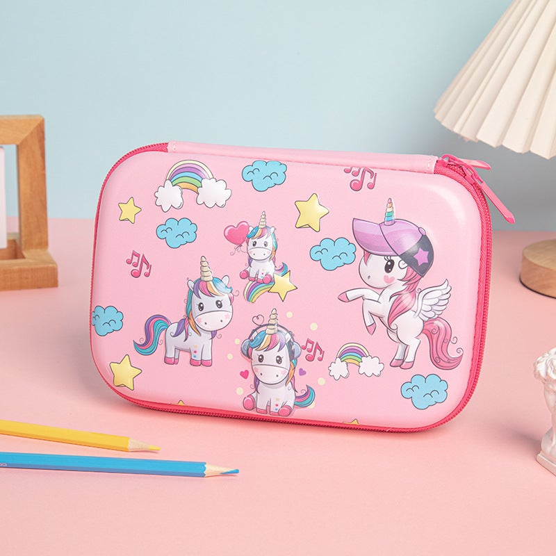 New Primary School Student Pencil Case Girl 3D Three-Dimensional Cartoon Stationery Box First Grade Large Capacity Cute Pencil Case Spot - Image 5