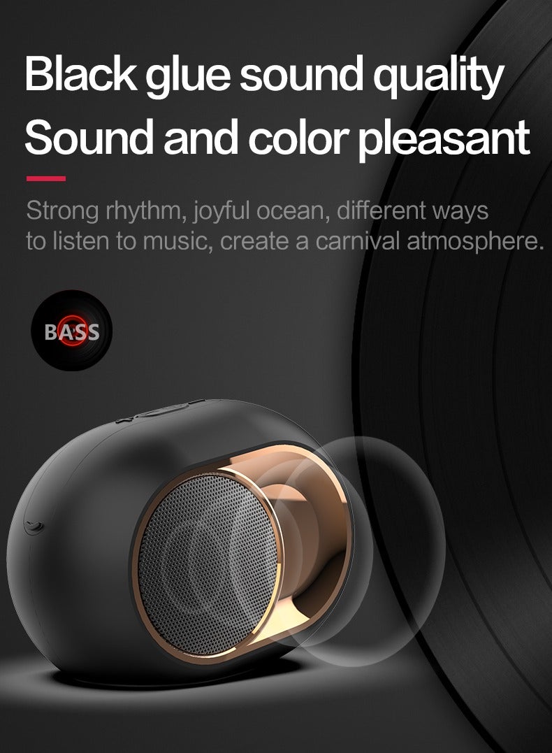 X6 Portable Wireless Speaker - Deep Bass, TWS Stereo, Built-In Mic for Calls - FM Radio, TF Card, USB Playback - Ideal for Travel and Outdoor Use - Image 4