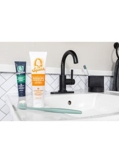 Dr. Squatch Teeth Whitening Toothpaste Kit - Day and Night Flouride Free Natural Toothpaste (1 Citrus Mint + 1 Sooth Spearmint Tooth Paste) 4.7 oz Tubes  - Image 4