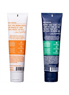 Dr. Squatch Teeth Whitening Toothpaste Kit - Day and Night Flouride Free Natural Toothpaste (1 Citrus Mint + 1 Sooth Spearmint Tooth Paste) 4.7 oz Tubes  - Image 2