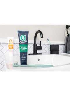 Dr. Squatch Teeth Whitening Toothpaste Kit - Day and Night Flouride Free Natural Toothpaste (1 Citrus Mint + 1 Sooth Spearmint Tooth Paste) 4.7 oz Tubes  - Image 5
