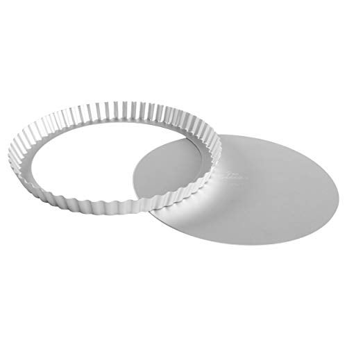 Fat Daddio's PFT-11 Round Fluted Tart Pan, 11 x 1 Inch - Image 1