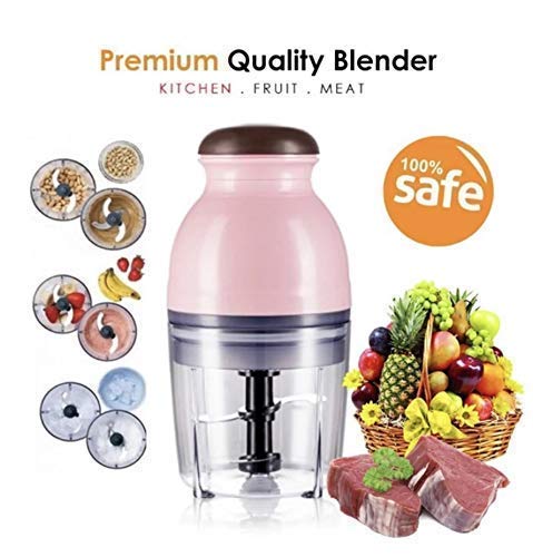 WOLTAX Electric One Touch 4 Blades Portable Electric Blender Mini Food Processor Blenders Mixers Grinder Chopper Capsule Cutter capsule - Image 2