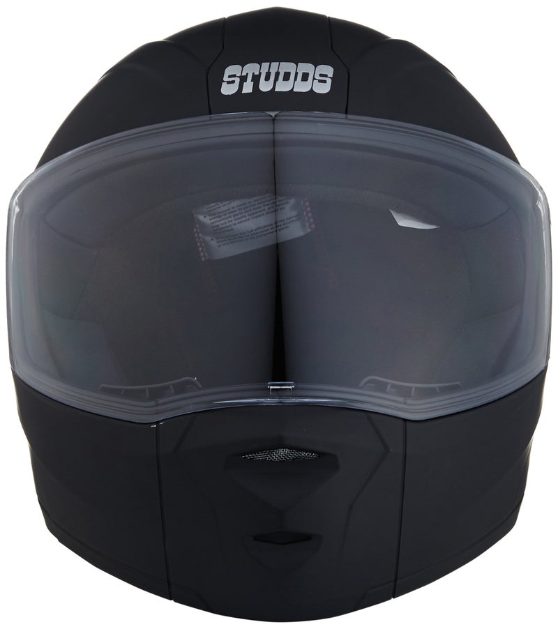 Studds Ninja Elite SUPER Flip Up Full Face Helmet (Matt Black, XL) - Image 3