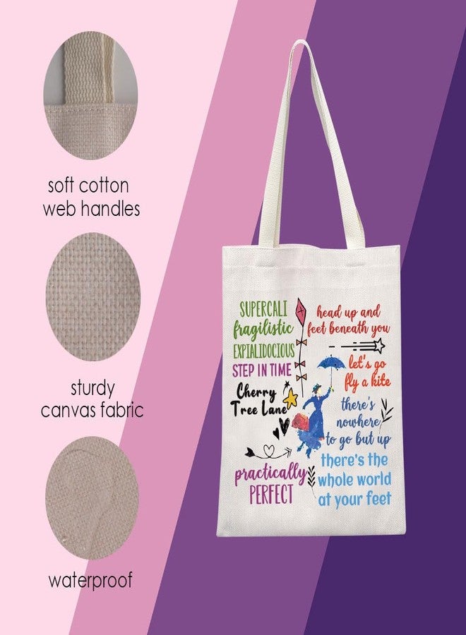 MNIGIU Mary Popp Tote Bag Mary Popp Musical Tote Mary Popp Merch Mary Popp Quote (Mary Tote) - Image 3