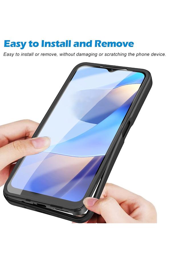 إيروريكس جراب لهاتف OPPO A16 / A55 5G مصنوع من الأكريليك + TPU، جراب هاتف مقاوم للصدمات بتغطية كاملة 360 درجة - Image 5