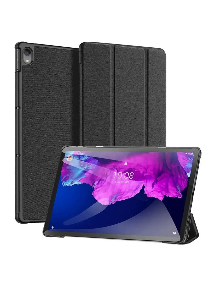 DUX DUCIS Dux Ducis Domo Series Horizontal Flip Magnetic PU Leather Case with Three folding Holder For Lenovo P11 Pro Gen2 11.2 Inch (Black)  - Image 1