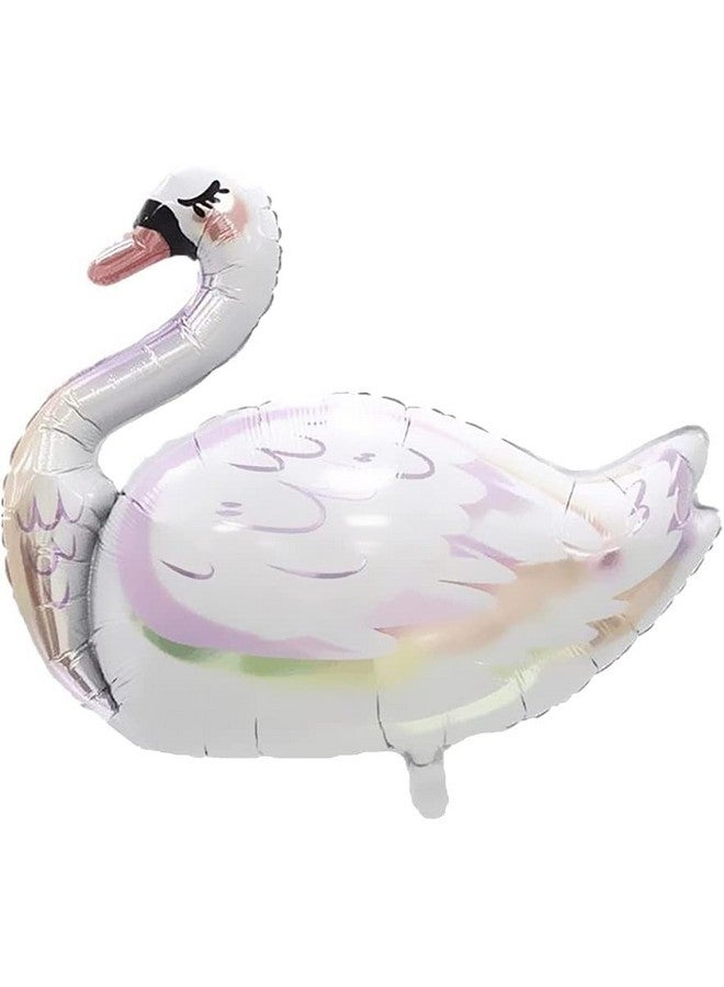 Atpata Funky Jungle Theme Animal Foil Balloons (Swan) - Image 1