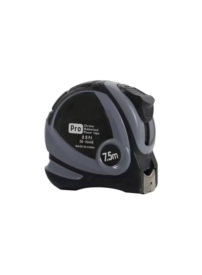 promass High-Precision Steel Measure Tape Chrome Self Lock Rubberized Power Waterproof Anti-Rust Thickened Stainless Measuring Tool (7.5 Metres) - Image 2