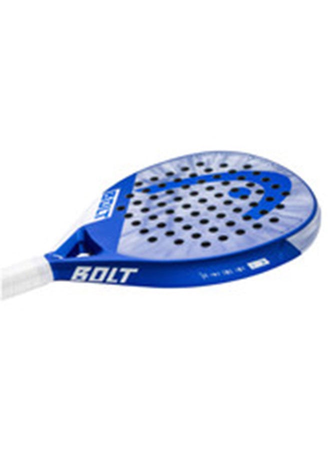 Bolt Padel Racket | Blue/White | With Power Foam | Teardrop Shape | 360 Grams