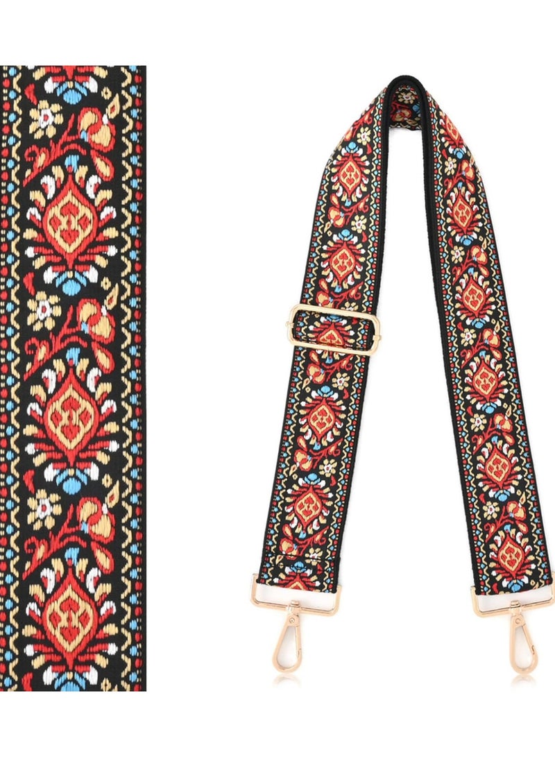 Oasisgalore 2 Inches Wide Adjustable Shoulder Strap for Unisex Bags, Guitar  - Image 1