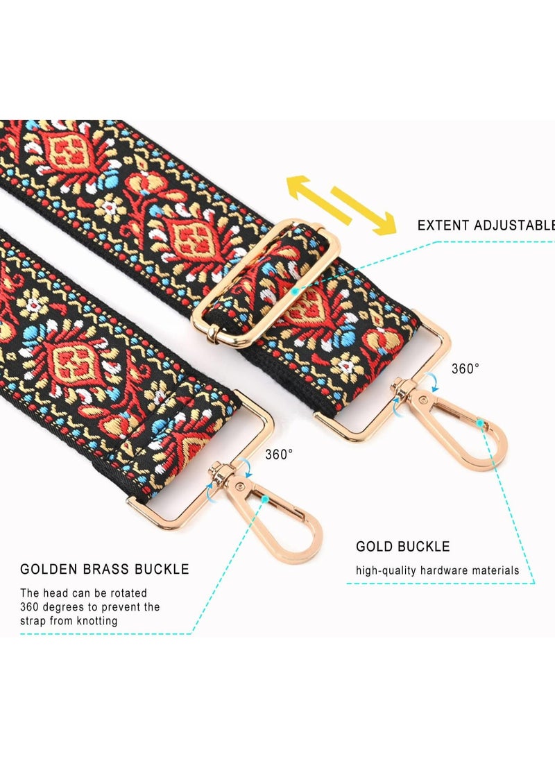 Oasisgalore 2 Inches Wide Adjustable Shoulder Strap for Unisex Bags, Guitar  - Image 2