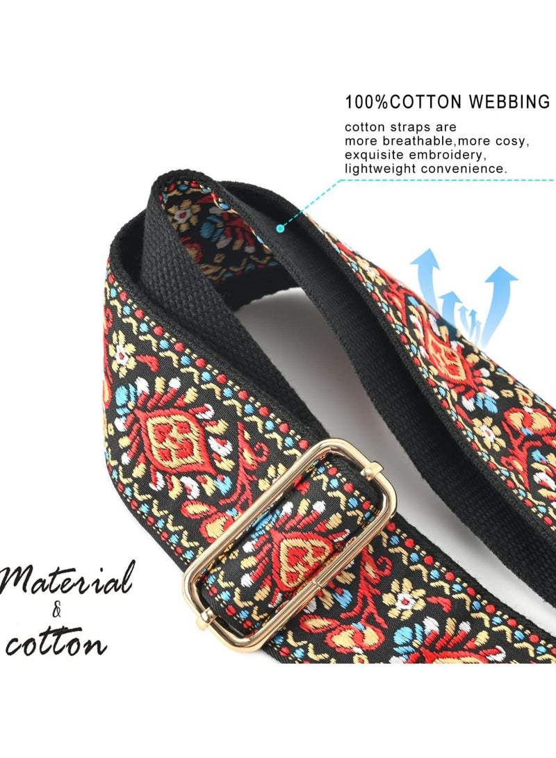 Oasisgalore 2 Inches Wide Adjustable Shoulder Strap for Unisex Bags, Guitar  - Image 3