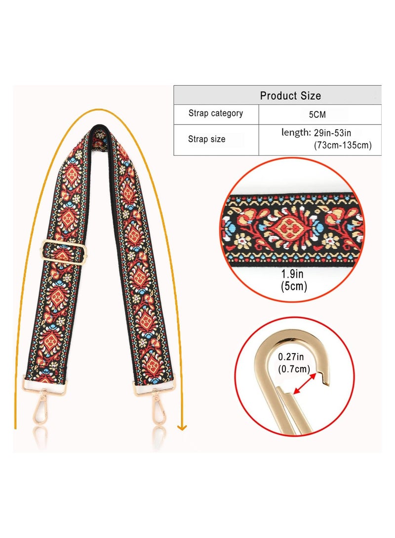 Oasisgalore 2 Inches Wide Adjustable Shoulder Strap for Unisex Bags, Guitar  - Image 5