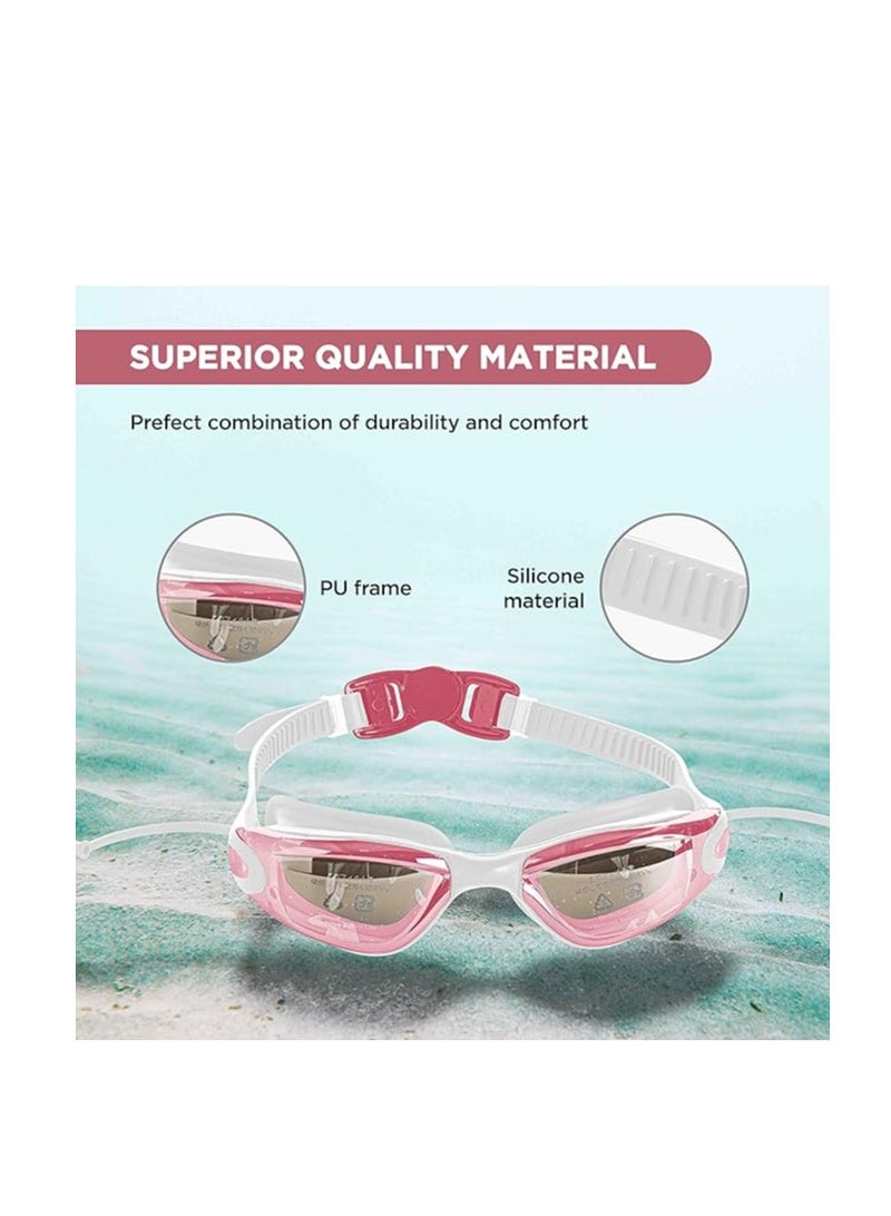 ENDLESS  Premium Swimming Goggles with Anti-Fog and UV Protection – Wide Frame & Leak-Proof Silicone Seal with Hard Case - Image 3