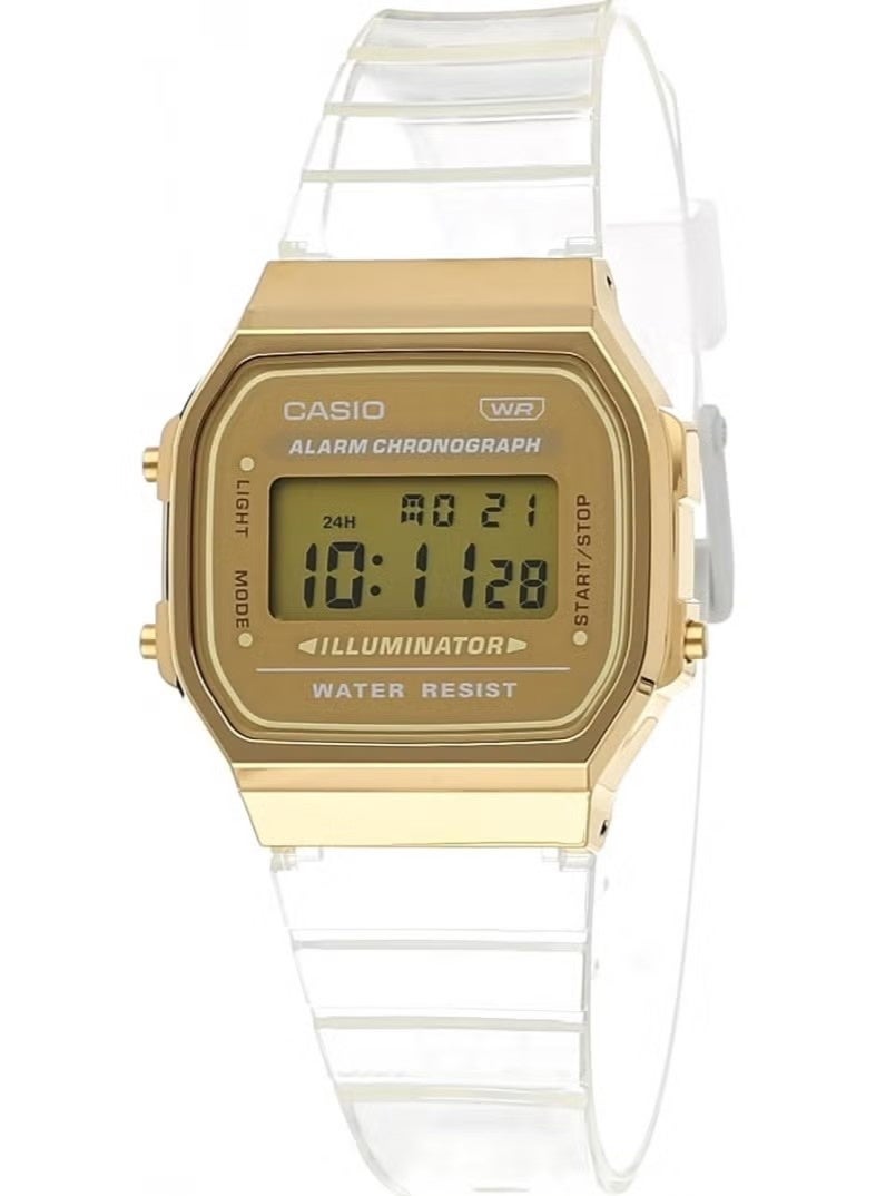 كاسيو ساعة رقمية كلاسيكية مقاومة للماء للجنسين A168XESG-9ADF - Image 1