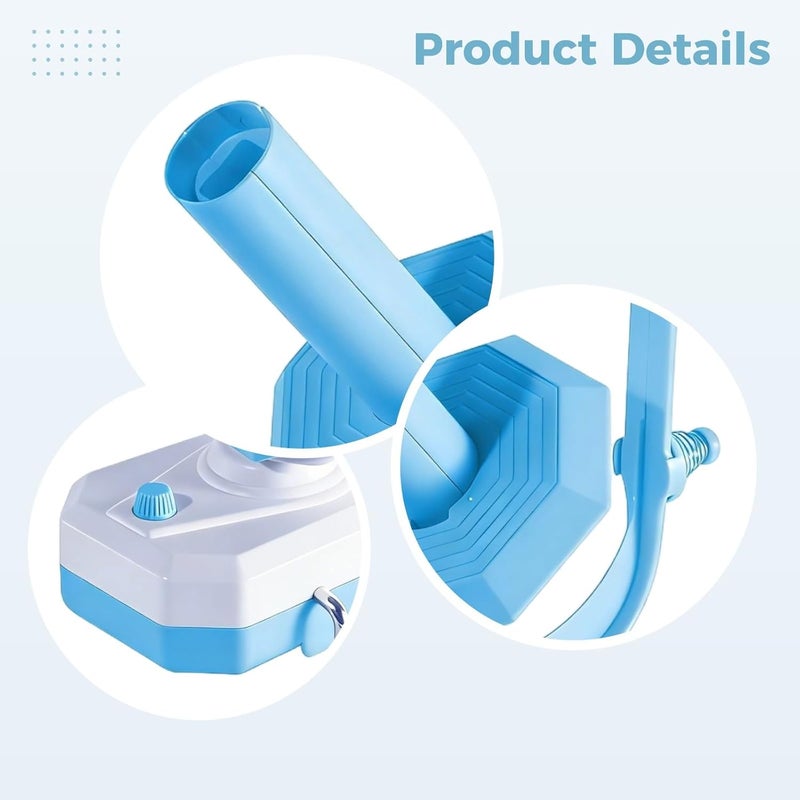 Crochet Wheel Knit Spinner, Electric Yarn Ball Winder, Blue, Usb Rechargeable, 11.8 Oz / 335 G, Detachable Parts For Easy Storage - Image 5