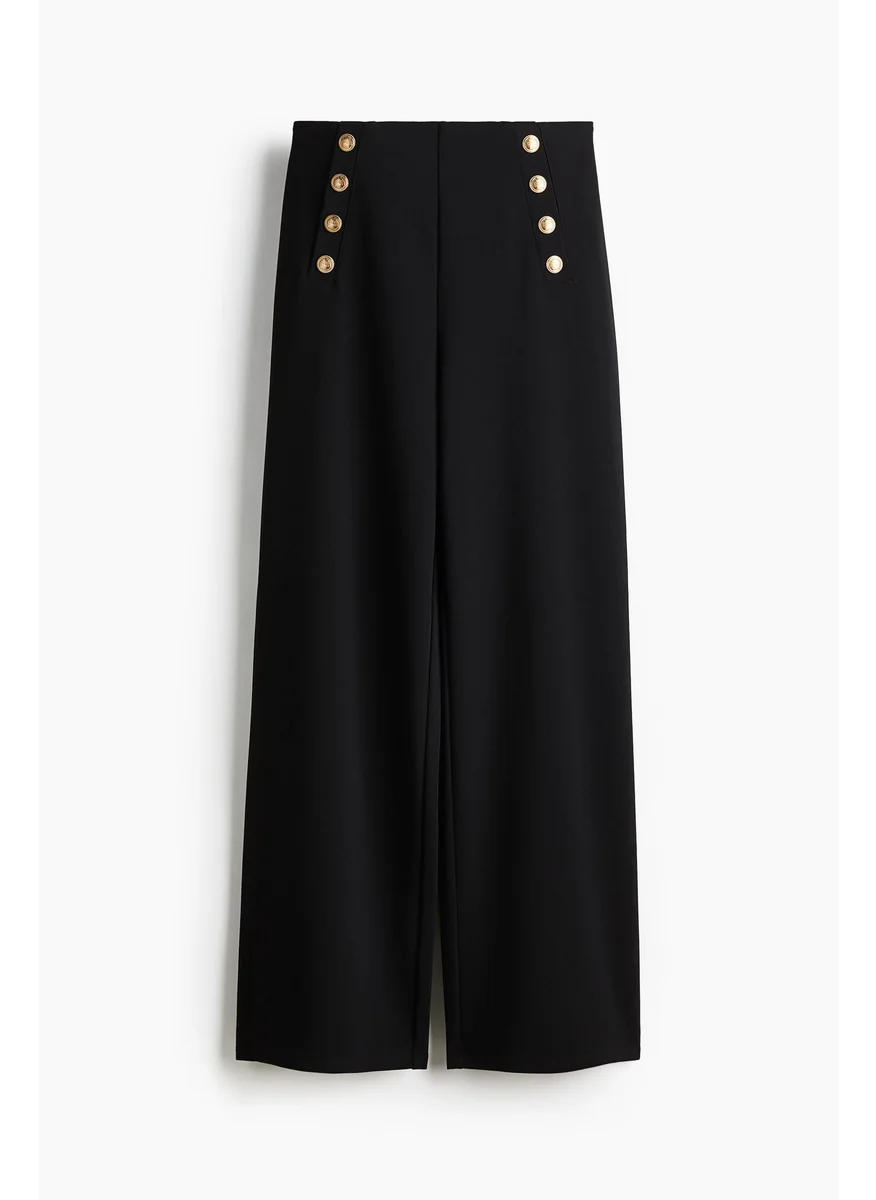 H&M Button-Front Trousers