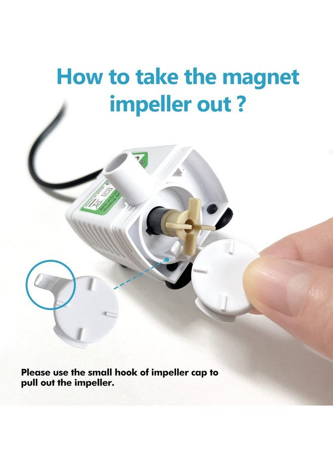 Orsda Cat Water Fountain Pump For D30 / D60 Fountain, Water Pump Replacement No Led Light, Pet Water Fountain Motor Replacement For Stainless Steel Cat Dog Water Dispenser (Water Pump) - Image 4