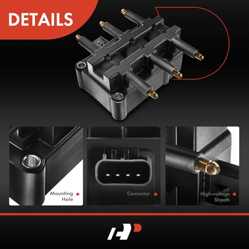 A-Premium Engine Ignition Coil Packs Compatible with Town & Country Voyager Pacifica Dodge Caravan Grand Caravan Wrangler Routan 3.3L 3.8L - Image 5