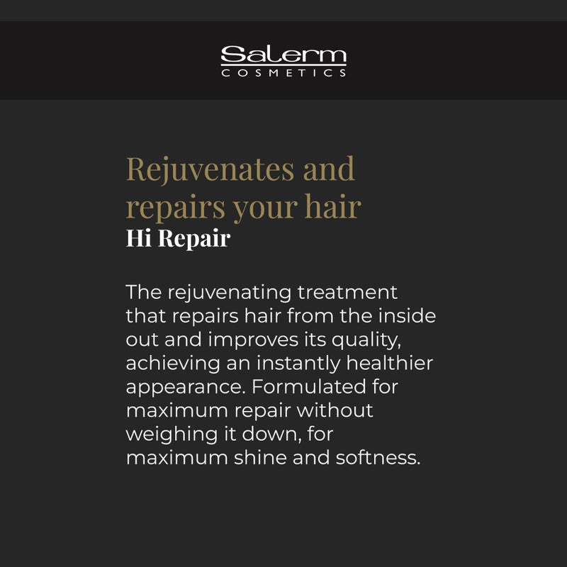 SALERM - Repairing Shampoo - Hi Repair Shampoo - 1000 ml - Deep Hydration for Damaged Hair - Repairs and Rejuvenates - Shinier and Softer Hair - Immediate Effect - Image 5