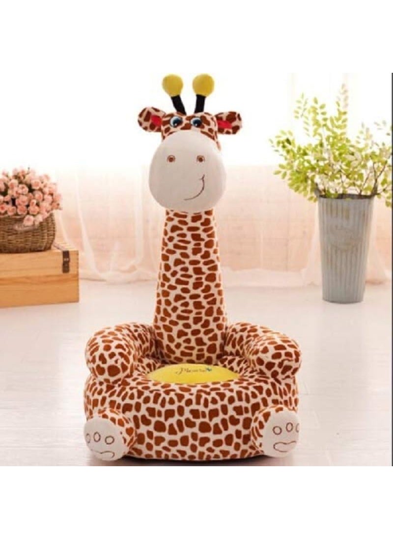 THE MODERN TREND THE MODERN TREND Magnificent Giraffe Sofa for boy Birthday Gift Sofa Cushion Big Giraffe Shape Chair Siting Stool for Kids Giraffe Soft Toys 3Feet  - Image 3