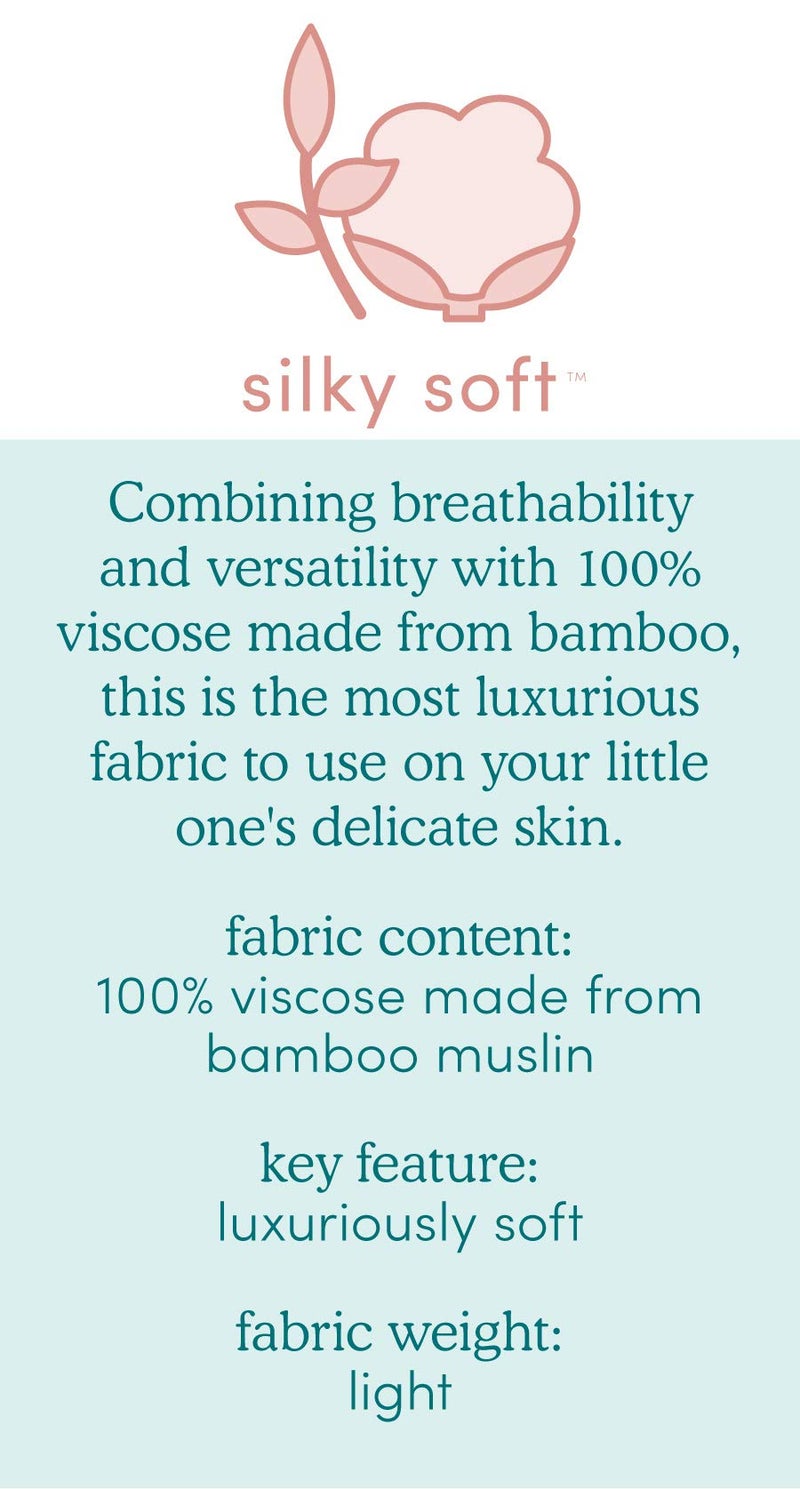 aden + anais Silky Soft Dream Blanket, 100% Viscose Bamboo Muslin Baby Blankets for Girls & Boys, Nursery Crib Blanket, Shower & Registry Gift, Expedition Elephants and Giraffes - Image 5