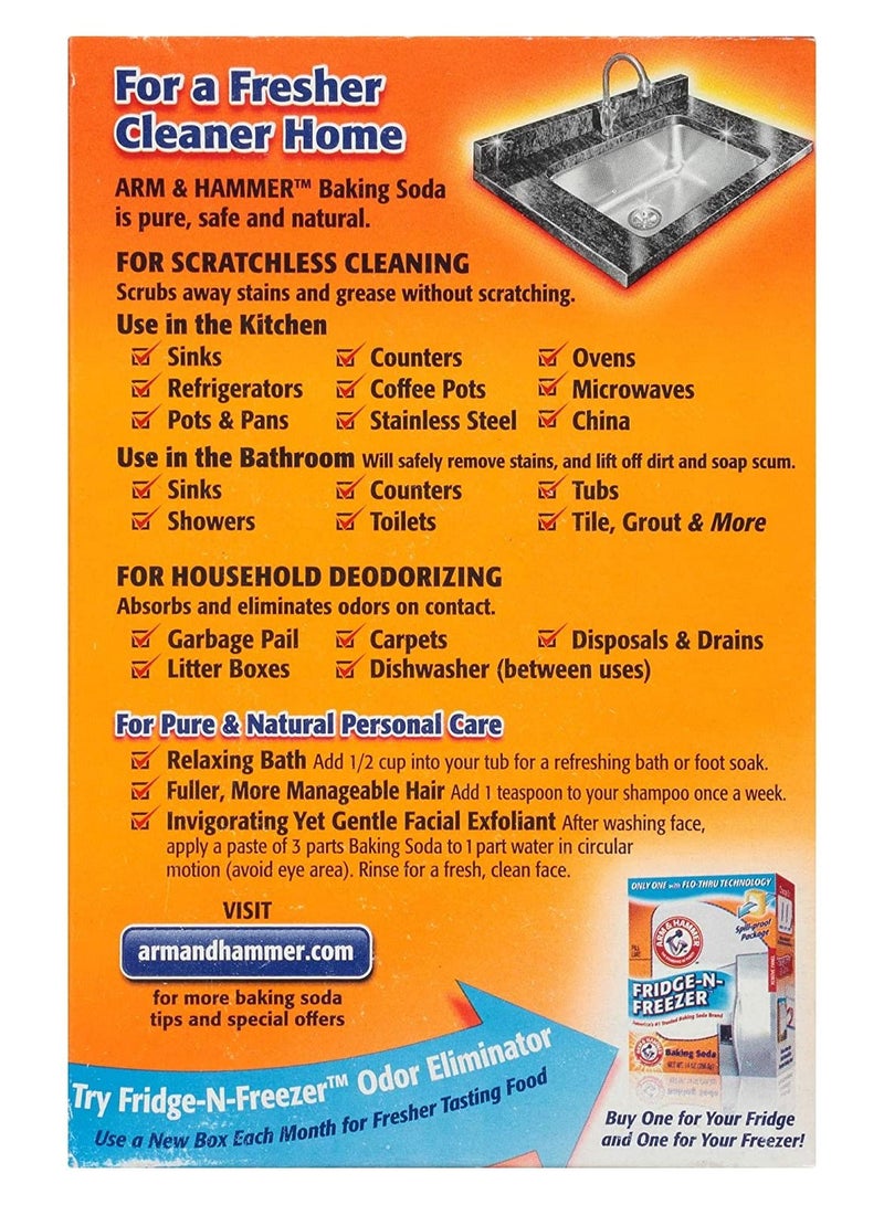 آرم آند هامر صودا الخبز النقي بيكربونات الصوديوم - 907 جم - Image 2