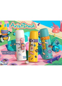 StarAndDaisy StarAndDaisy Smart Kids School Water Bottle SUS Insulated Thermos (Starface-4 Pink)  - Image 5
