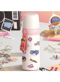 StarAndDaisy StarAndDaisy Smart Kids School Water Bottle SUS Insulated Thermos (Starface-4 Pink)  - Image 1