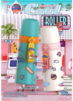 StarAndDaisy StarAndDaisy Smart Kids School Water Bottle SUS Insulated Thermos (Starface-4 Pink)  - Image 4