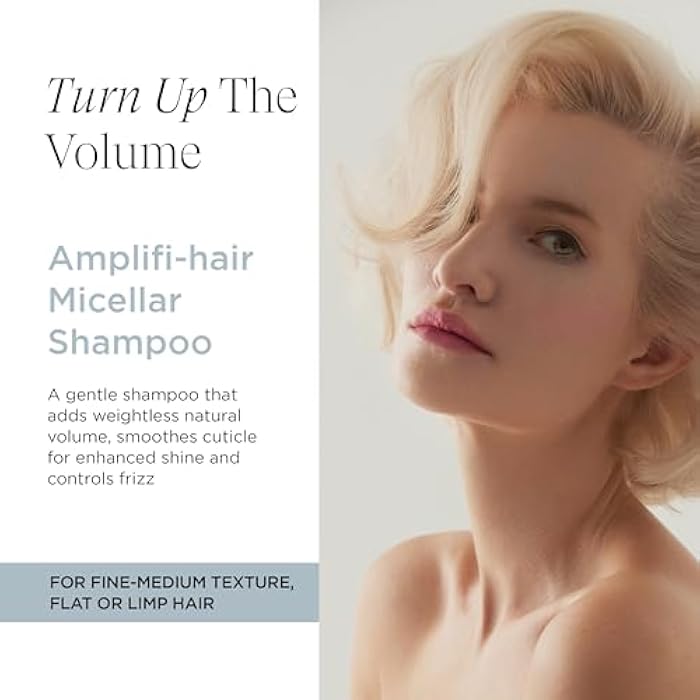 Intelligent Nutrients Amplifi-hair Micellar Shampoo, Plant-Powered Volumizing Shampoo for Fine Hair, Vegan Formula, 8.5 Oz - Image 2