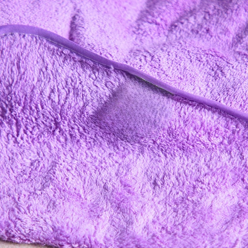 Krujyam Microfiber Large Bath Towels 70x140 Extra Soft Plush Quick Dry High Absorbency with Large Size Towels for Bathing Purple - Image 5