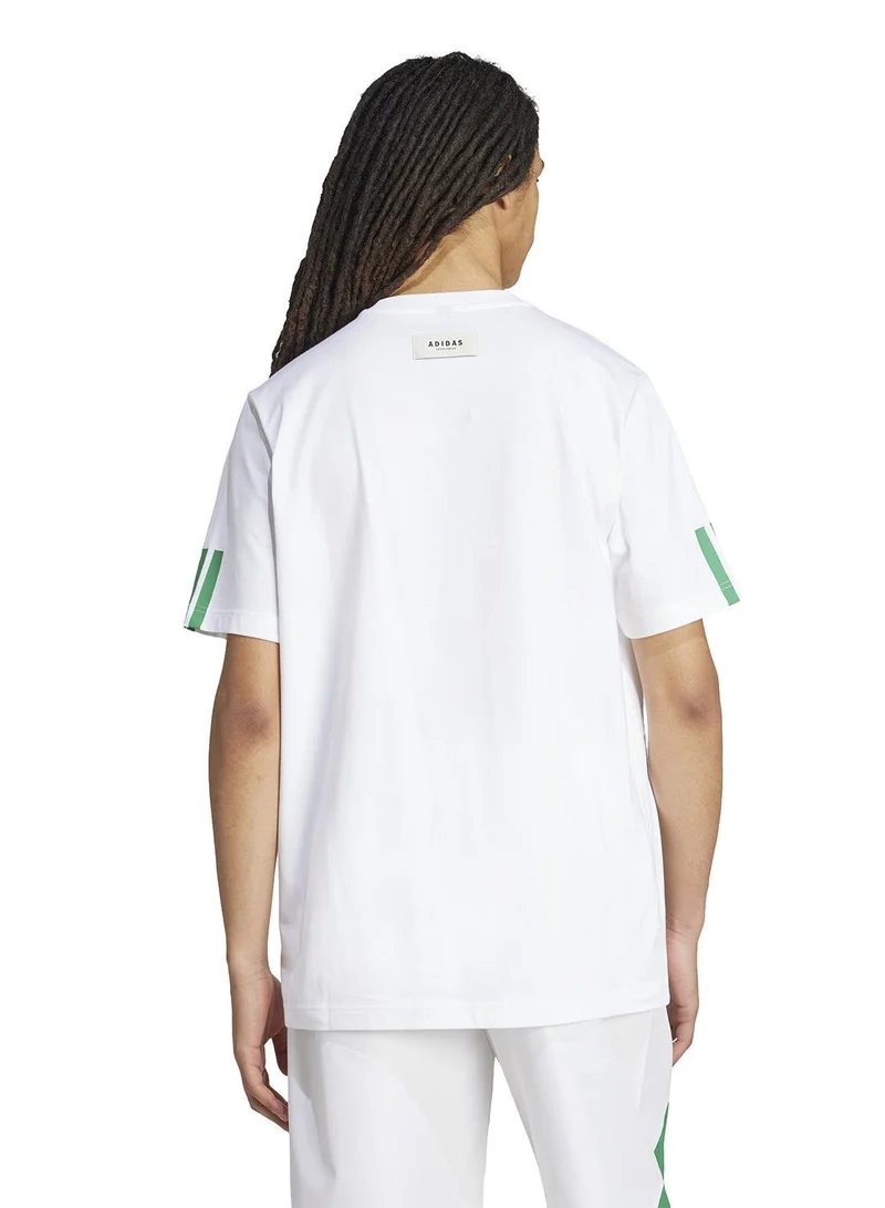 Adidas Stadium Ticket Loose Graphic T-Shirt