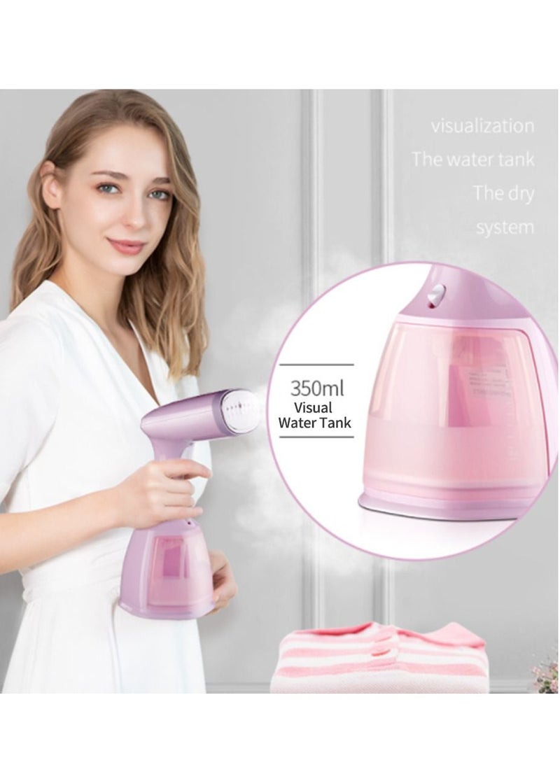 Flash Hawk Handheld Electric Garment Steamer 350ml 1500W Pink  - Image 3