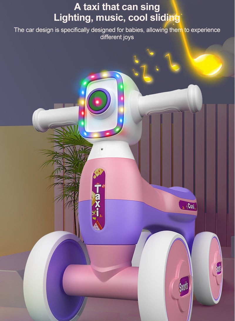 Sharpdo Kids Balance Bike with Lights and Music Smooth and Safe Riding for Toddlers, Anti Slip Design and Durable Material Baby Scooter  - Image 5