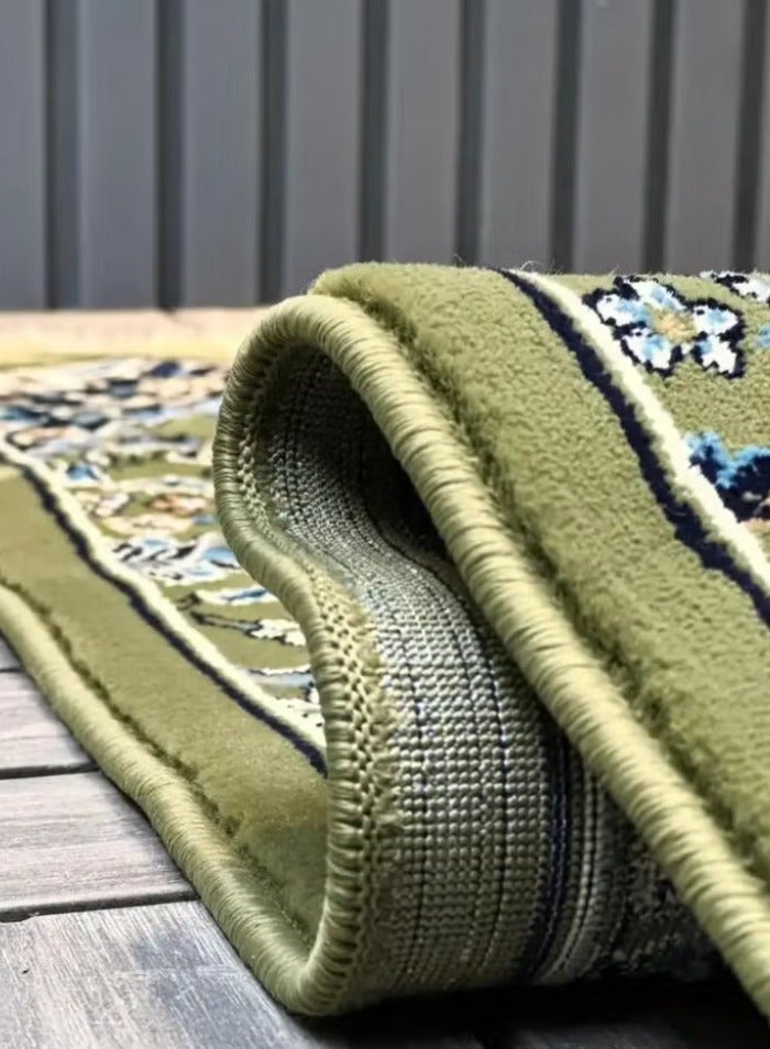 Farazdaq Al Rawdah prayer rugs, a luxurious design inspired by the Prophet's Mosque (Al Rawdah Al Sharif), soft to the touch, high quality, made in Medina. 8 mm thick. - Image 3