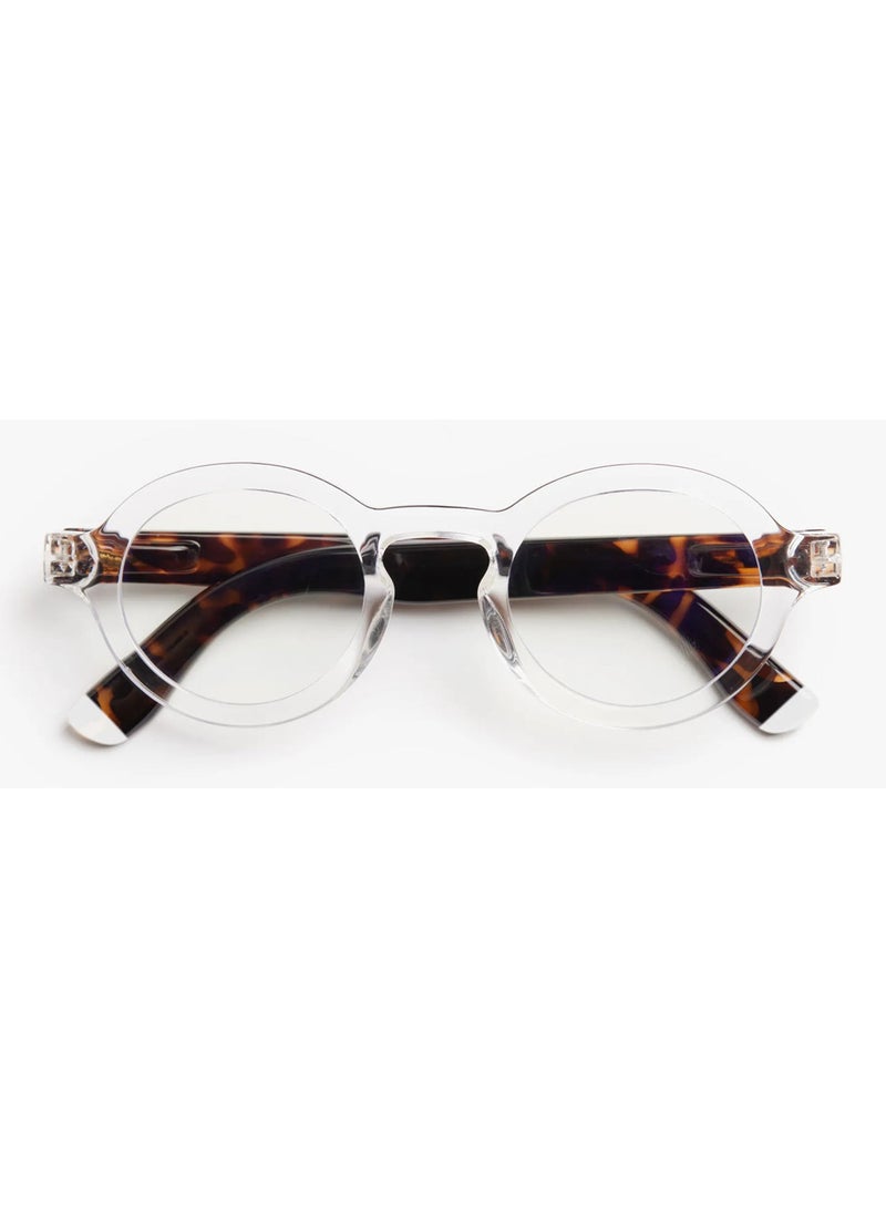 BARNER Charles Glossy Crystal Combi - Round Glasses - Image 1