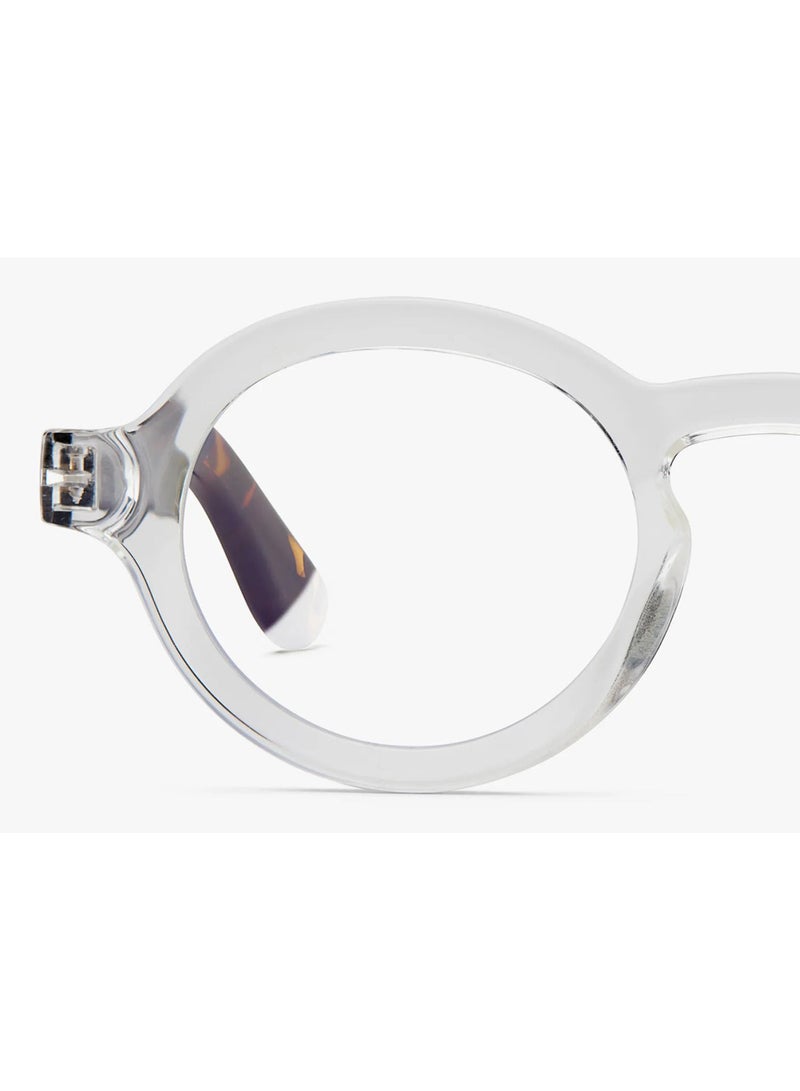 BARNER Charles Glossy Crystal Combi - Round Glasses - Image 4