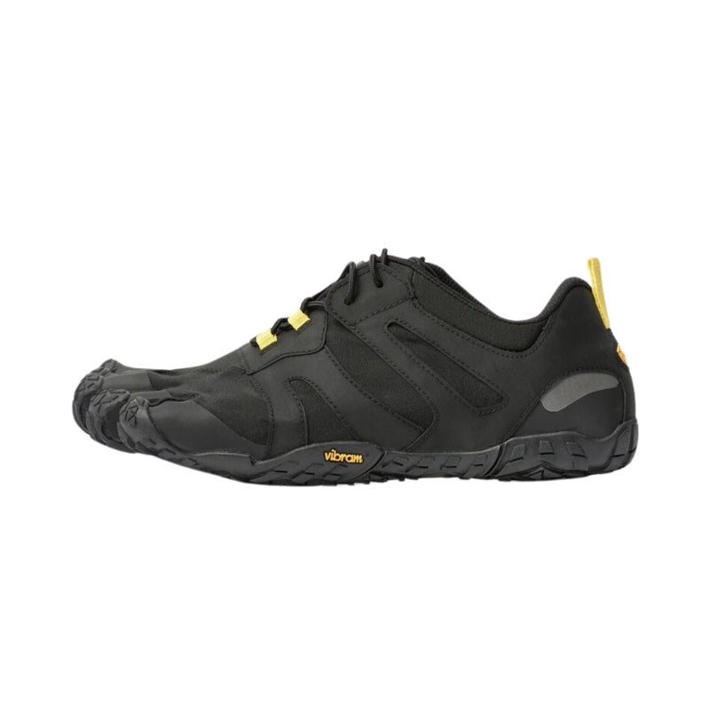 Vibram Men's FiveFingers V-Trail 2.0 Shoe, Black/Yellow, 42 EU / 9-9.5 US