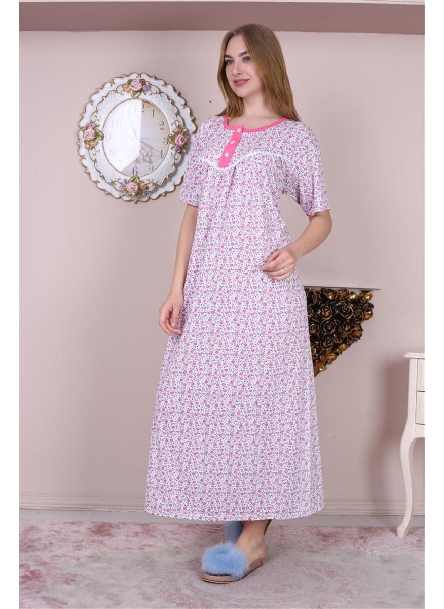 Seva Mother, Hospital Nightgown Long Length to Ankle 140CM Oversized Comfortable Pattern  - Image 2