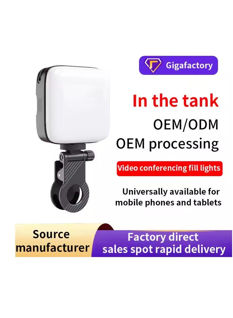 مصباح حلقة M11 الاحترافي 360 حلقة ضوء مصباح مشبك للهاتف أبيض و RGB ضوء - Image 4