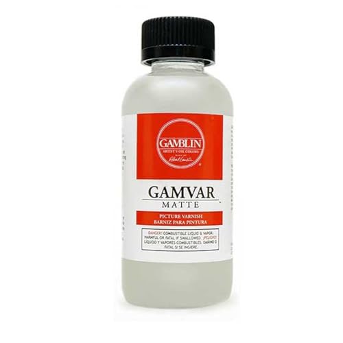 Gamblin Gamvar Pict Varnish 8 Oz Matte - Image 4