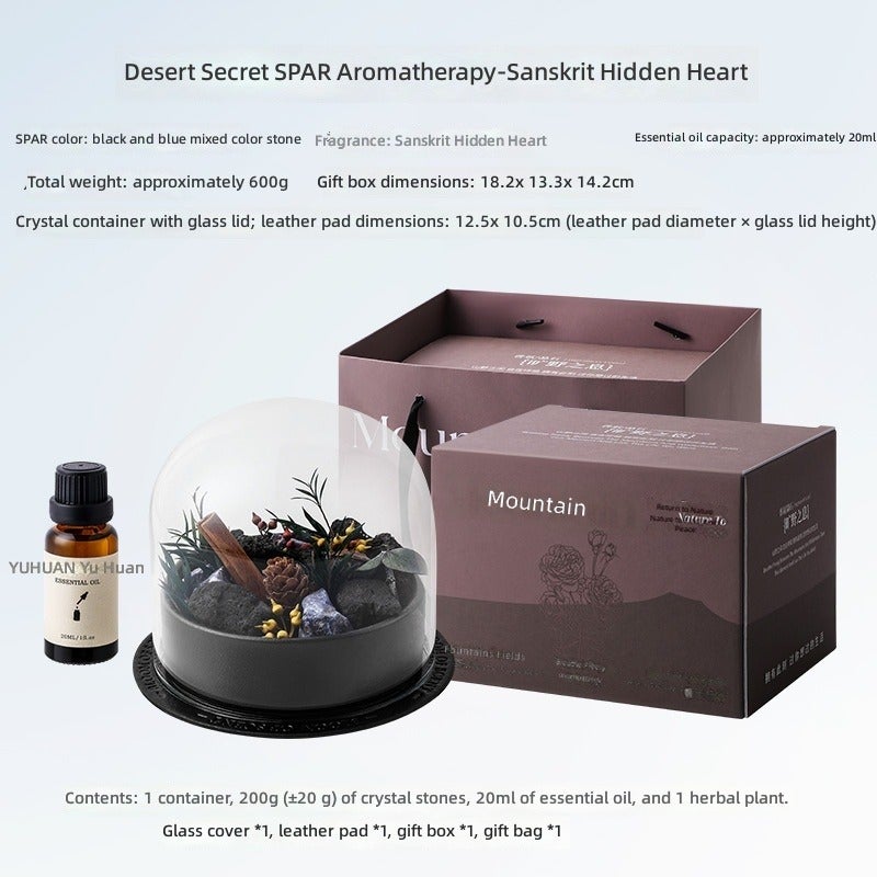 Fire-Free Aromatherapy Essential Oil Diffuser Stone - Long-Lasting Home Fragrance Gift Box