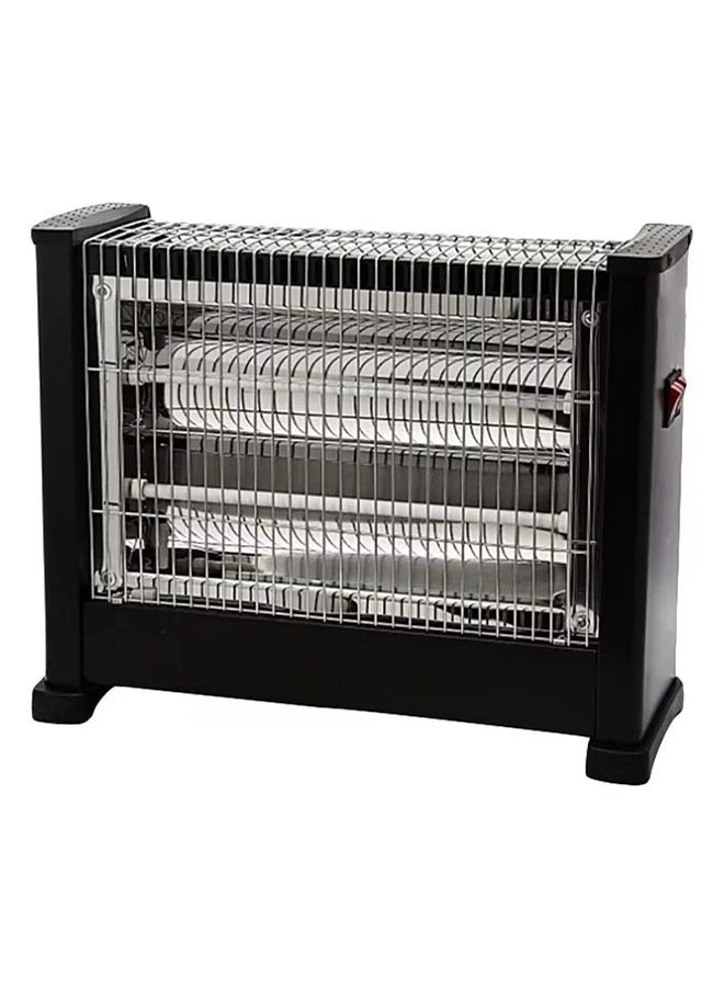 TOSCANA U 2400W Rectangular Electric Heater with 4 Burners Portable Quartz Electric Heater with Temperature Control Switch - Image 2