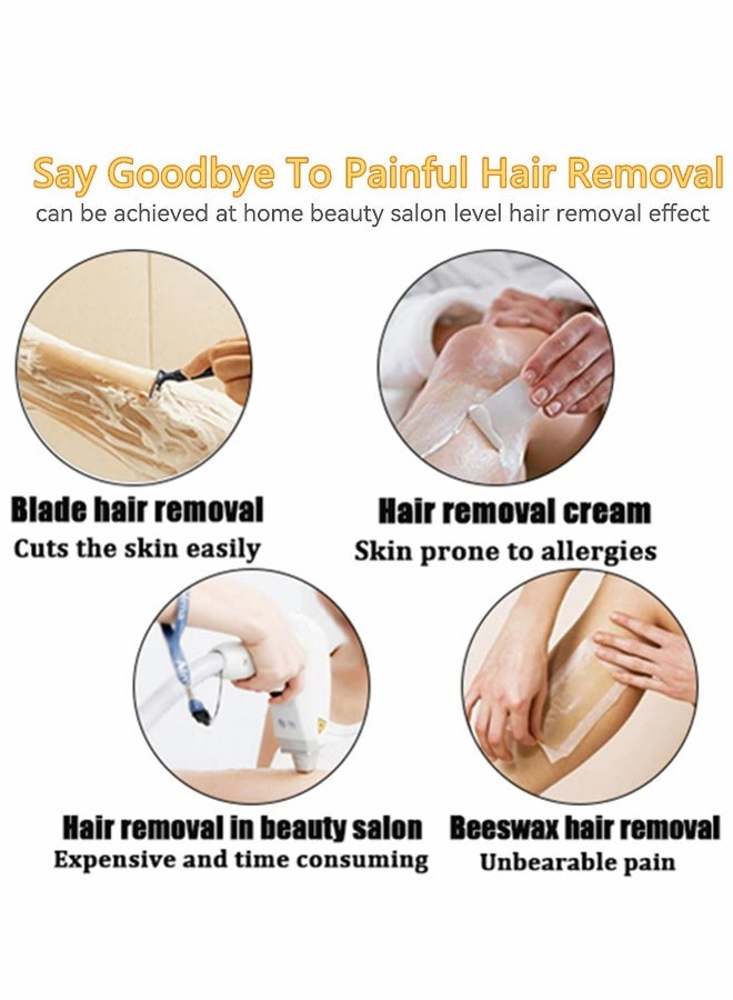 Upgraded Crystal Hair Eraser, Magic Crystal Hair Removal, Exfoliation Painless Hair Remover Tool for Men & Women - Image 4