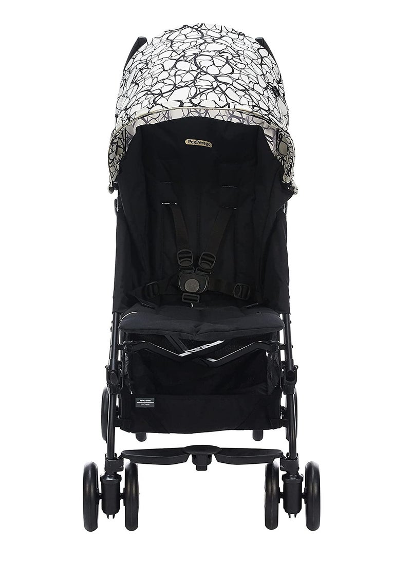 Peg Perego - عربة أطفال خفيفة الوزن من بليكو ميني جرافيك - لون أسود - Image 1